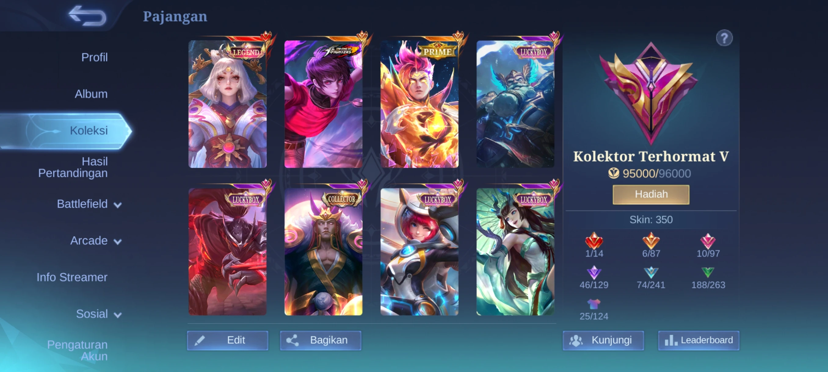 Account mobile legend