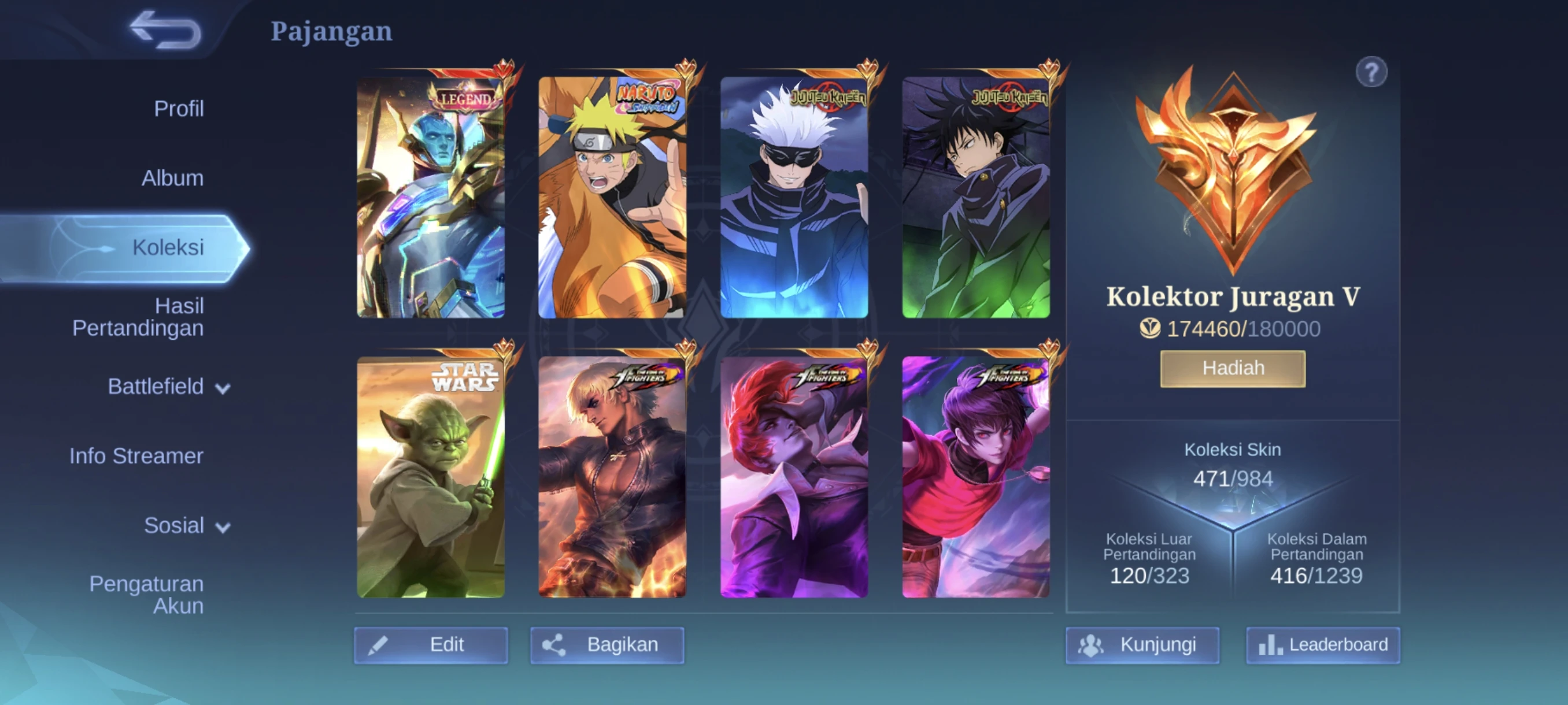 Mobile legend akun juragan