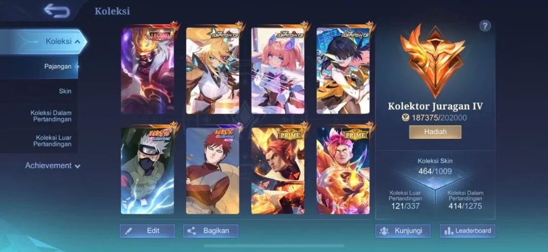 Mobile legends account
