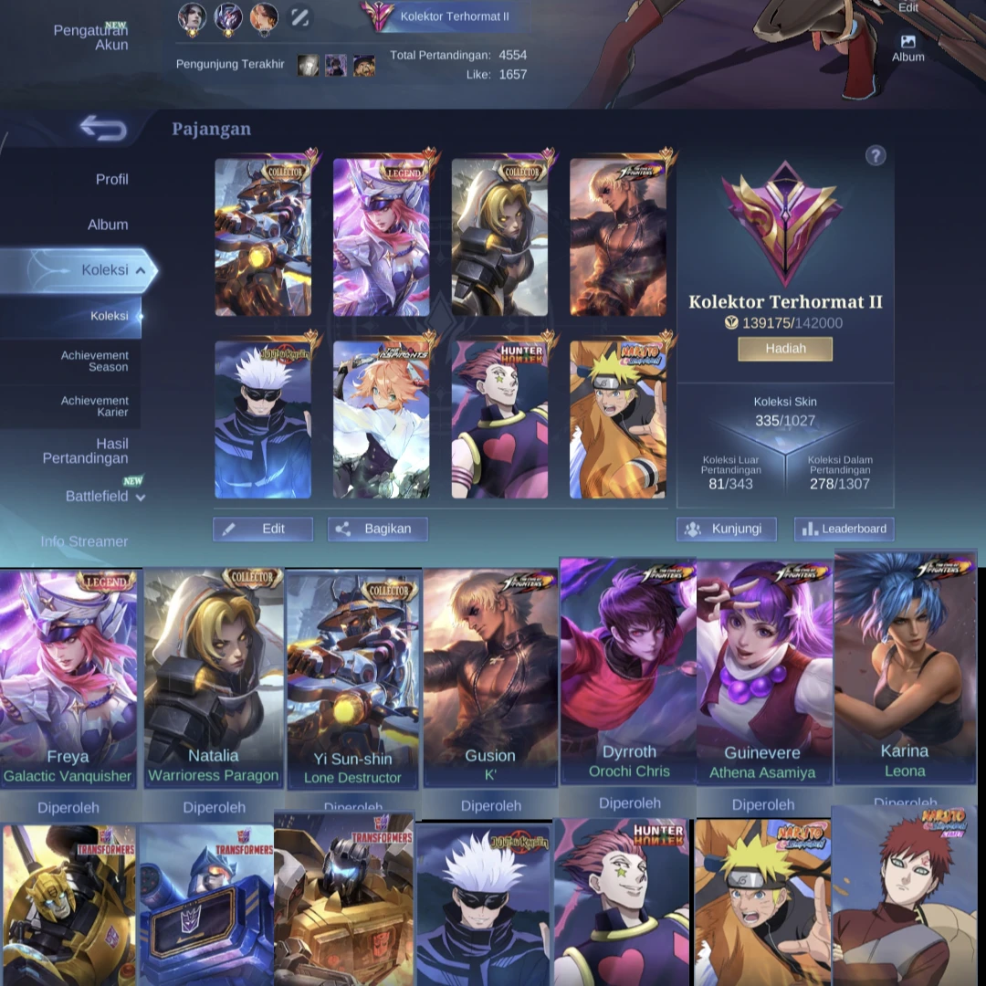 Account mobile legend