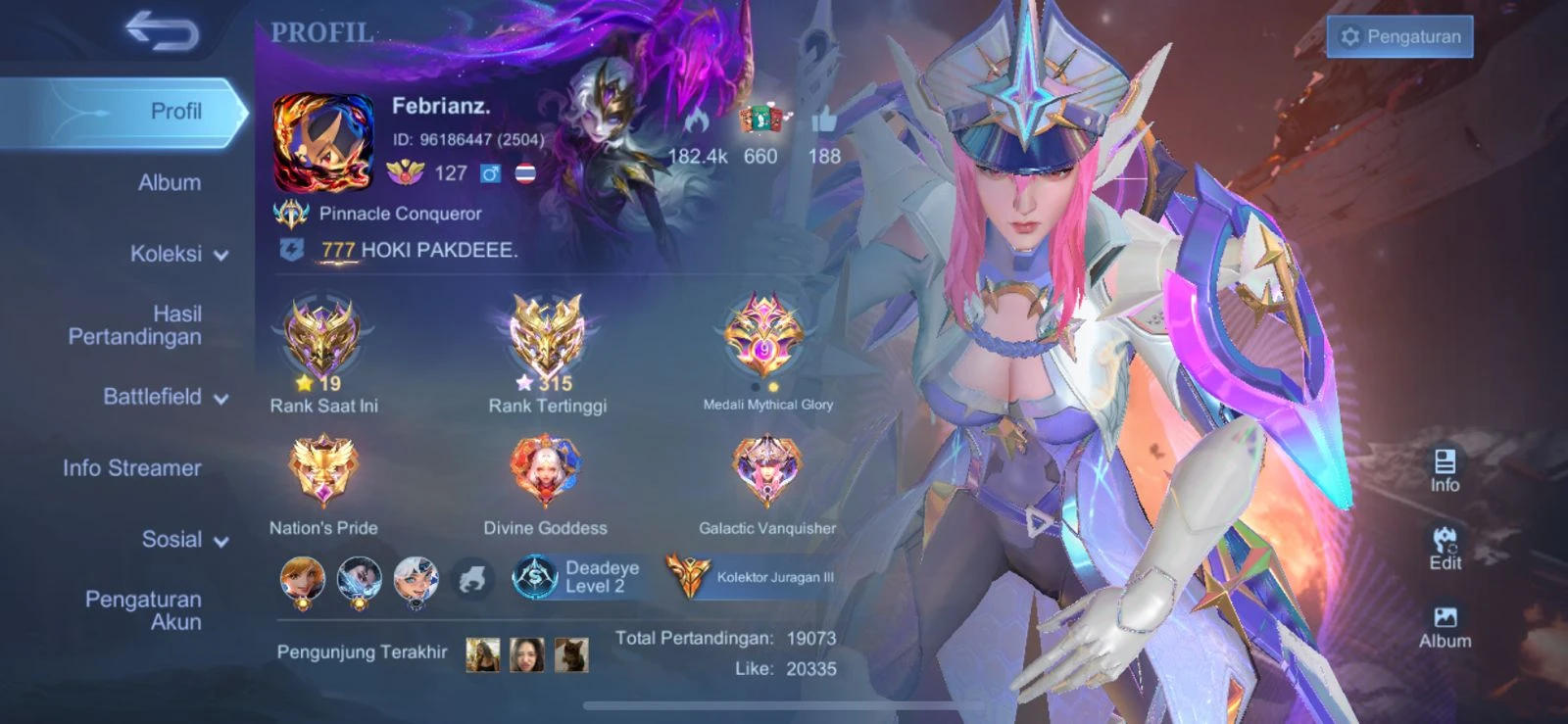 MOBILE LEGENDS ACCOUNT